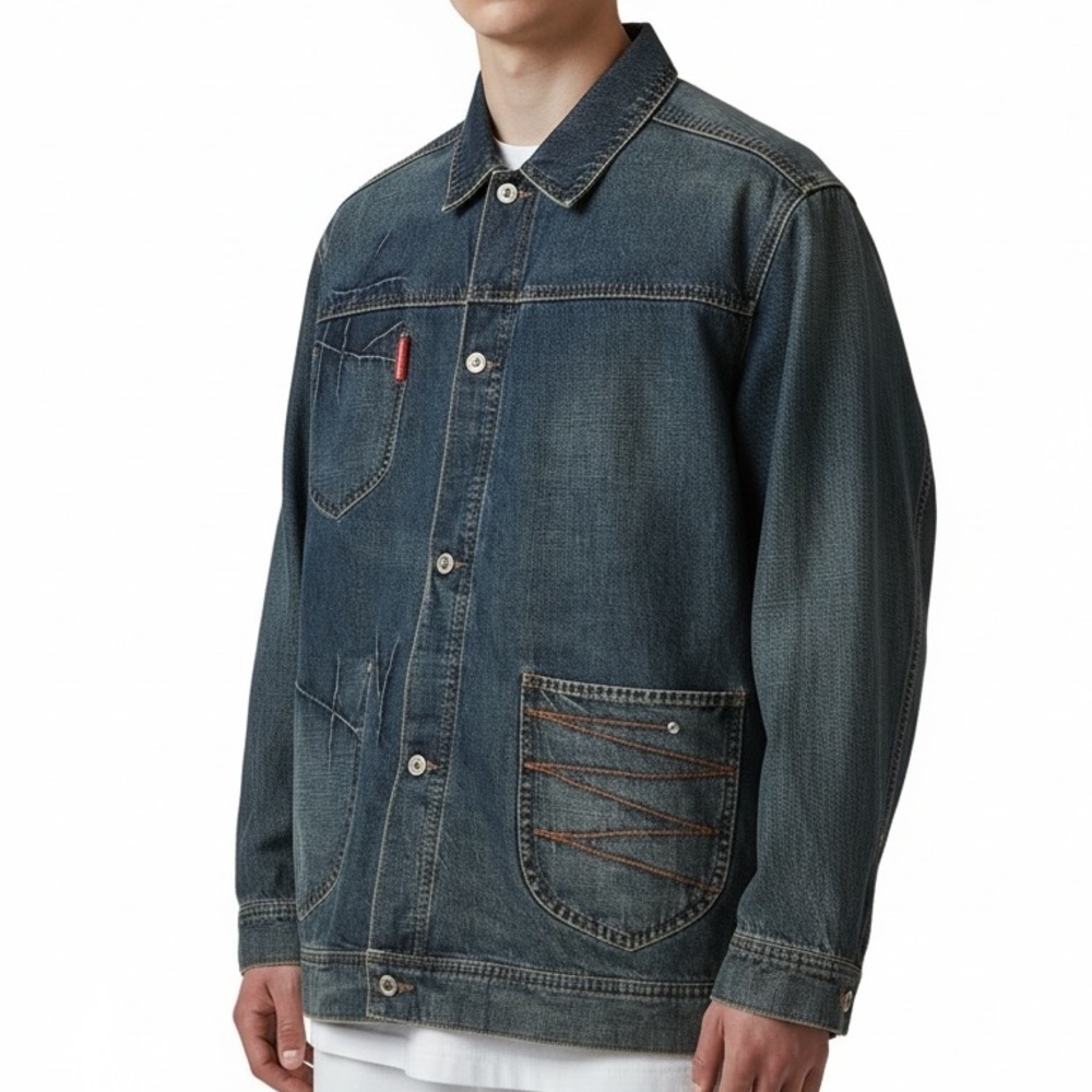 Y2K Rocawear Authentic Oversized Denim Jacket